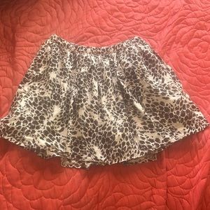 Gap Leopard Print Skirt